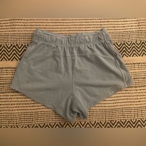 Lululemon high rise blue shorts